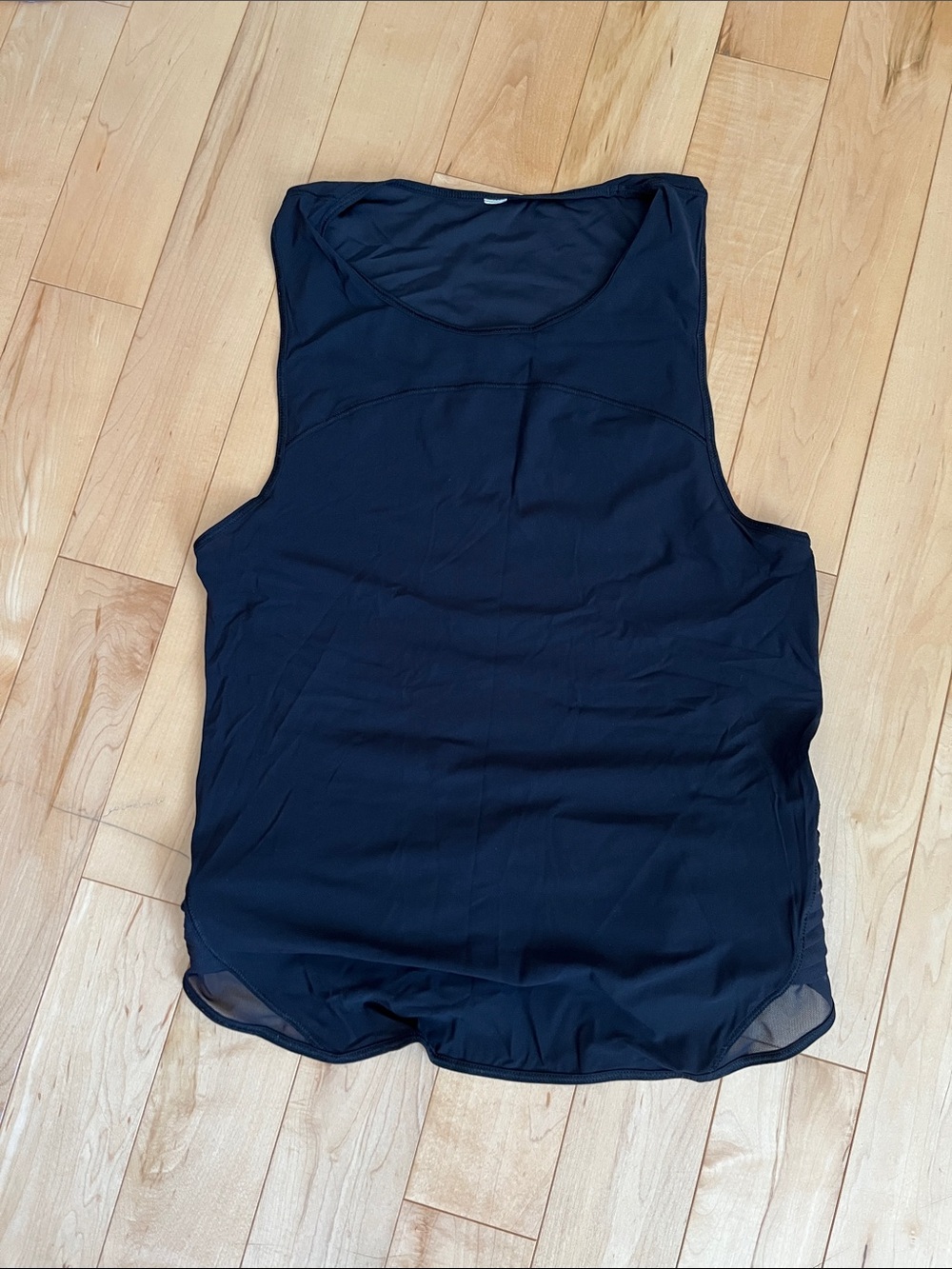 lululemon athletica Black Scoop Neck Workout Tank